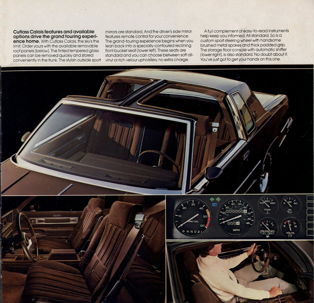 1983 Oldsmobile Cutlass Brochure Page 1